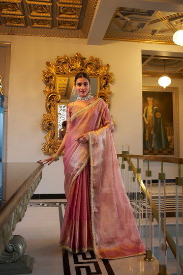TILTON PREMIUM TISSUE SHIMMER SAREE