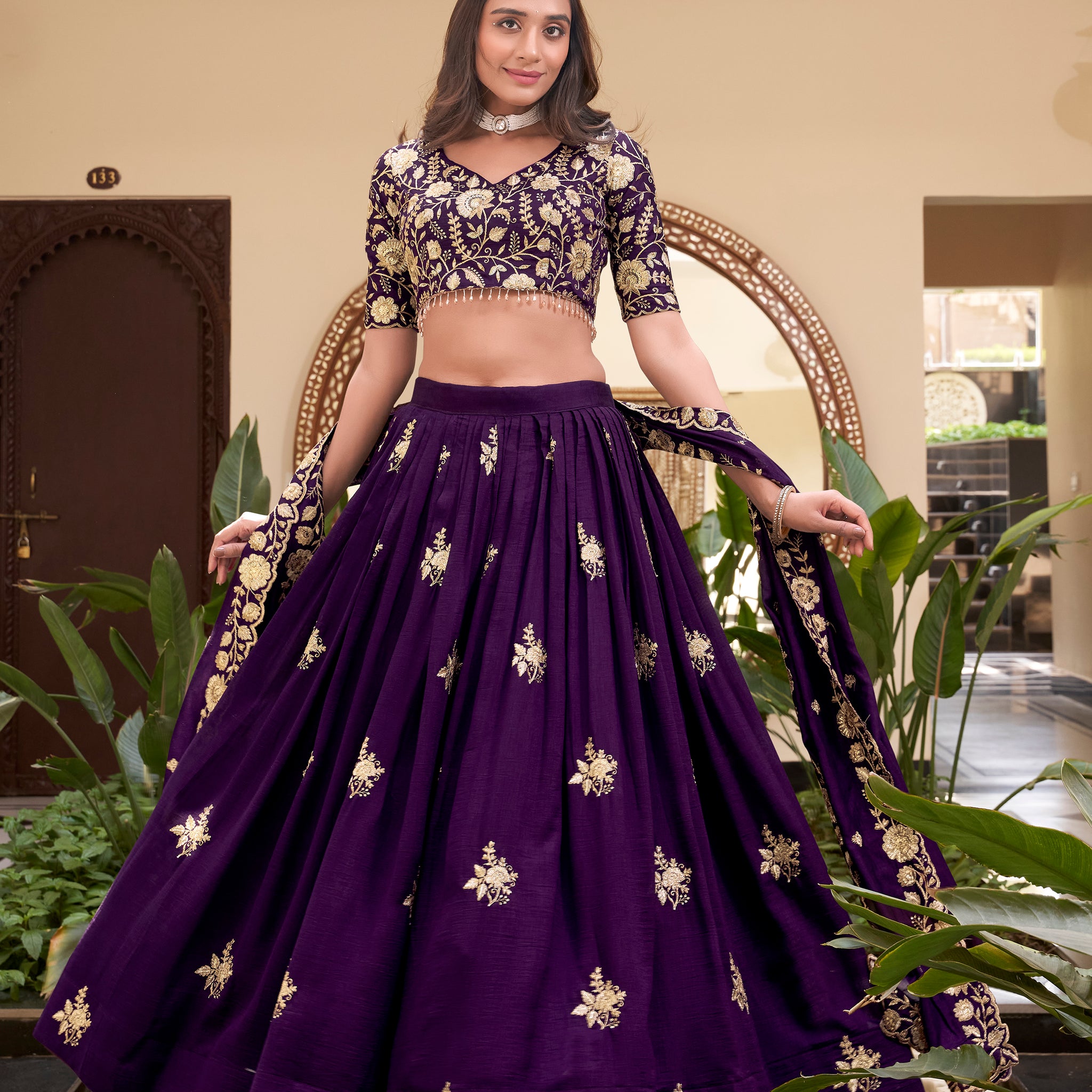 TILTON OCCATION SPECIAL LEHENGA CHOLI WITH DUPATTA
