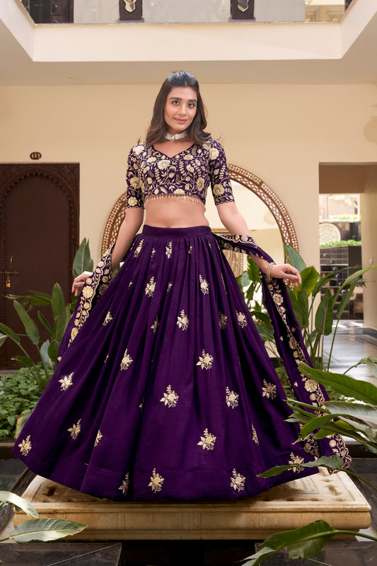 TILTON OCCATION SPECIAL LEHENGA CHOLI WITH DUPATTA
