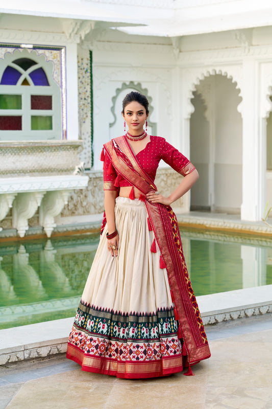 TILTON WEDDING SPECIAL PATOLA PRINTED LEHENGA CHOLI