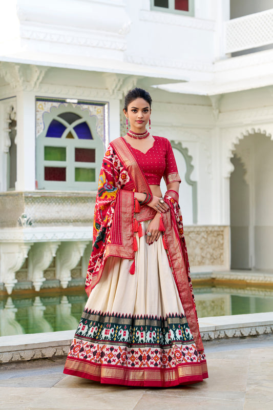 TILTON WEDDING SPECIAL PATOLA PRINTED LEHENGA CHOLI