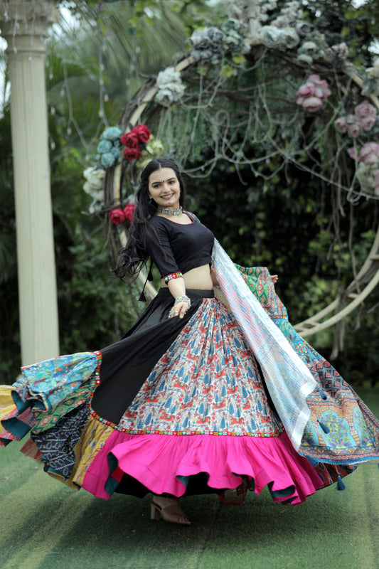 TILTON ATTRACTIVE RAYON LEHENGA CHOLI DUPATTA SET