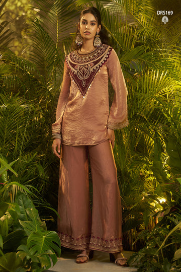 TILTON WEDDING SPECIAL FENDI WITH VELVET PATCH CO ORD SET