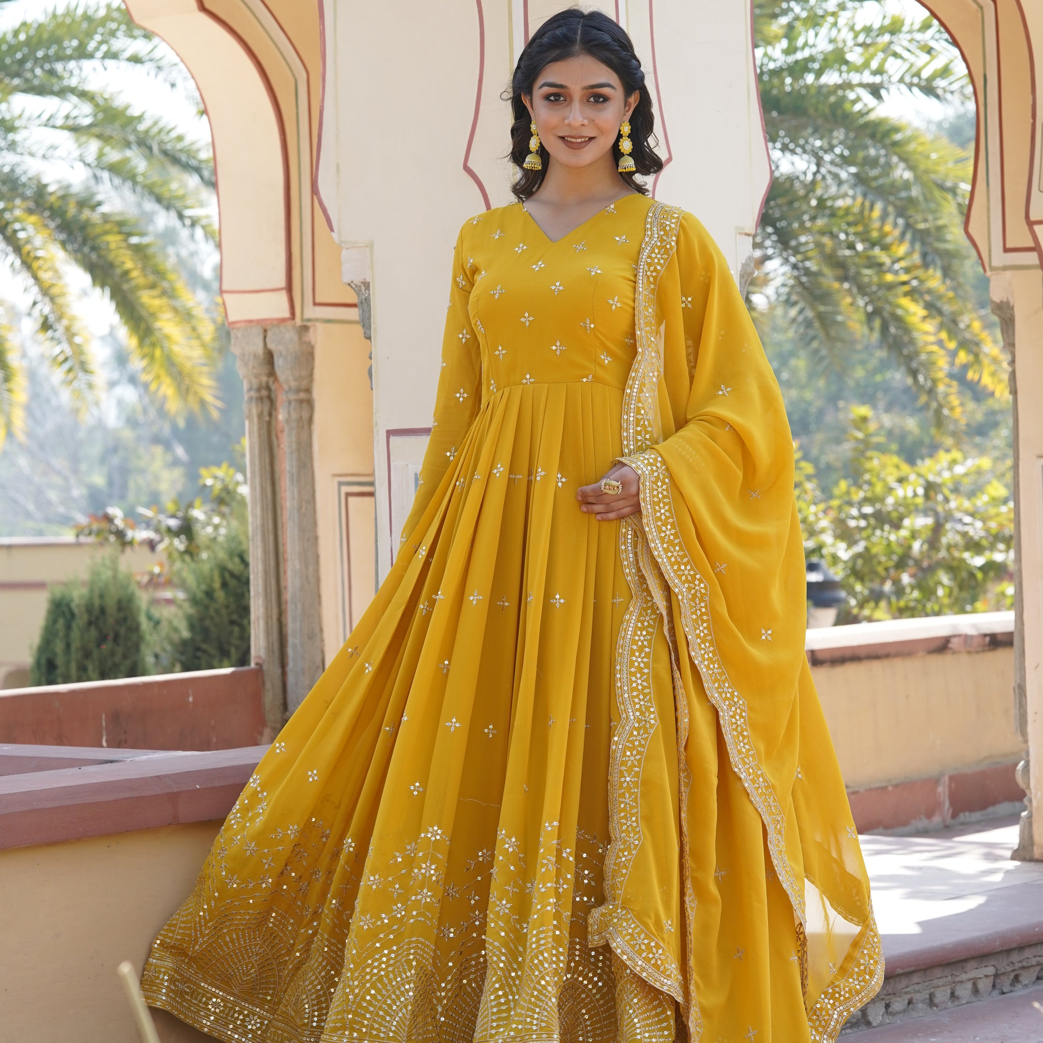 TILTON BEAUTIFUL STYLISH DESIGNER GOWN WITH DUPATTA SET