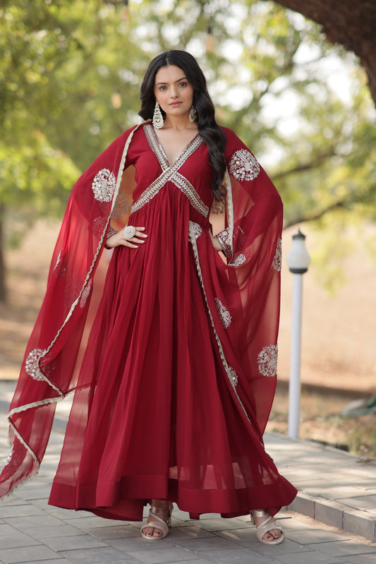 TILTON PREMIUM DESIGNER GGOWN WITH DUPATTA