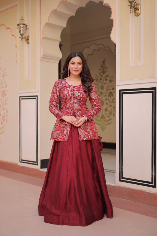 TILTON FESTIVAL SPEACIAL SHIMMER VICHITRA LEHENGA CHOLI