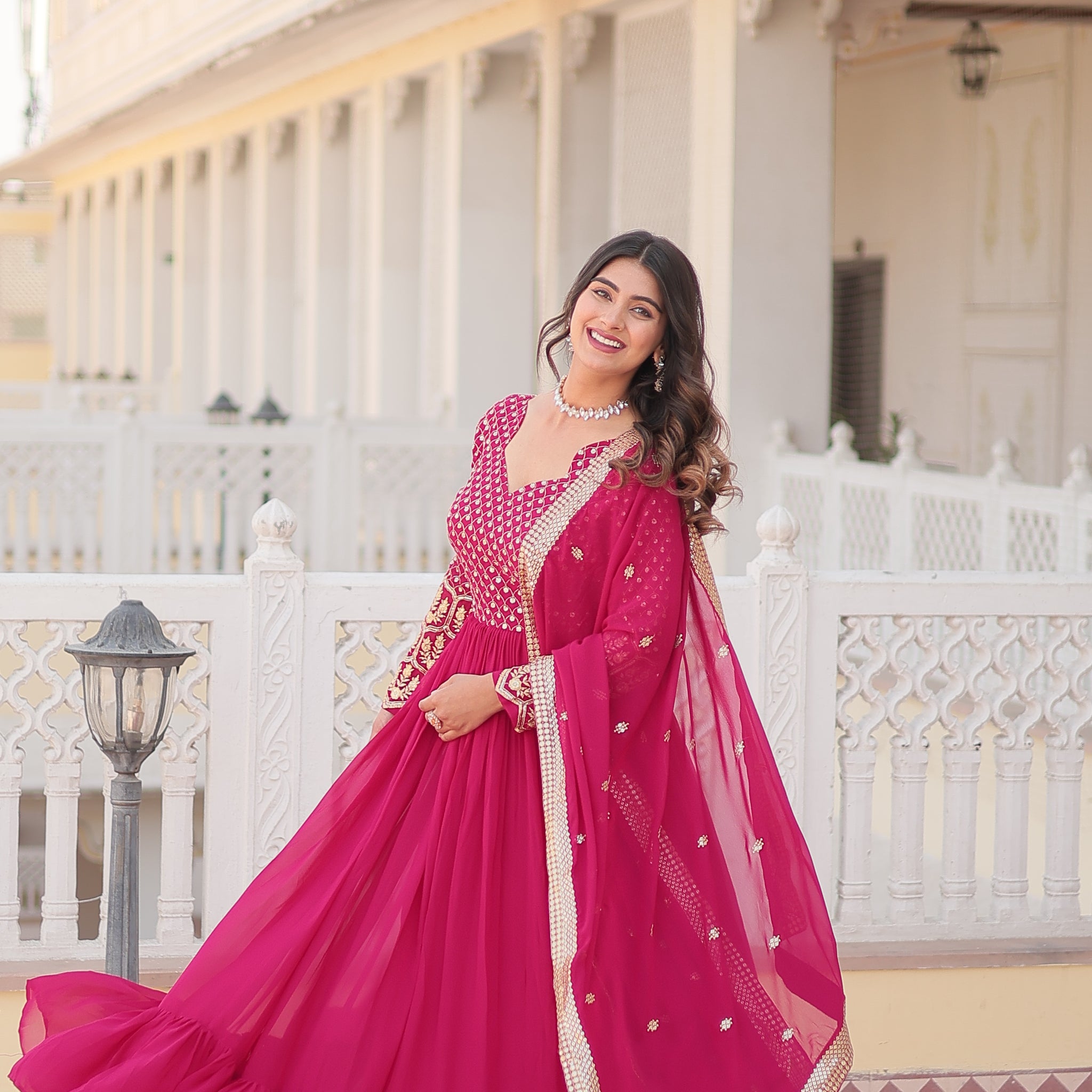 TILTON PREMIUM DESIGNER GOWN WITH DUPATTA