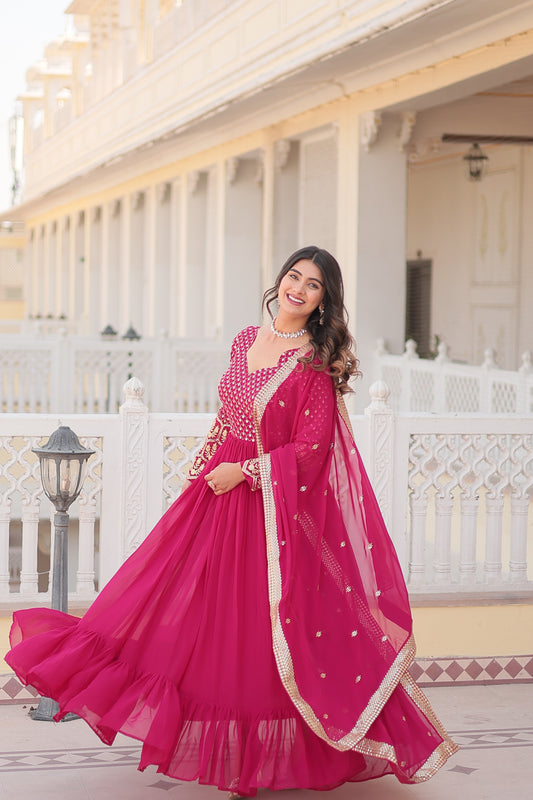 TILTON PREMIUM DESIGNER GOWN WITH DUPATTA