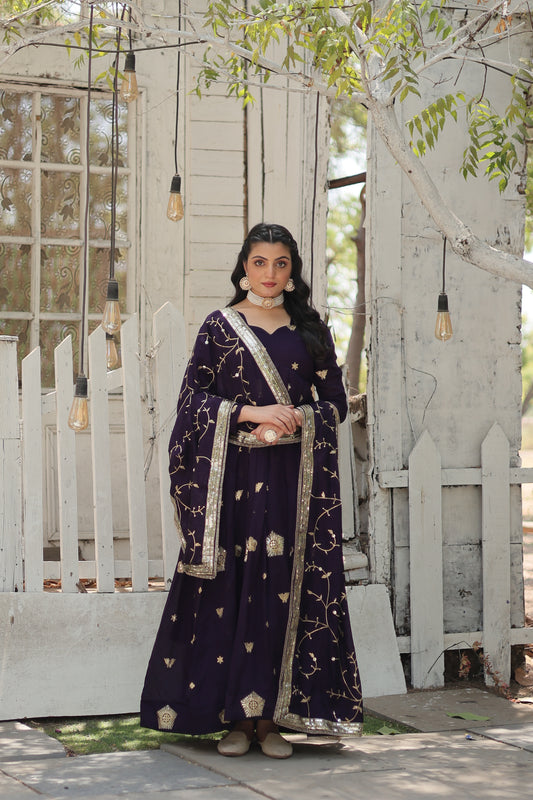 TILTON PREMIUM DESIGNER GOWN WITH DUPATTA