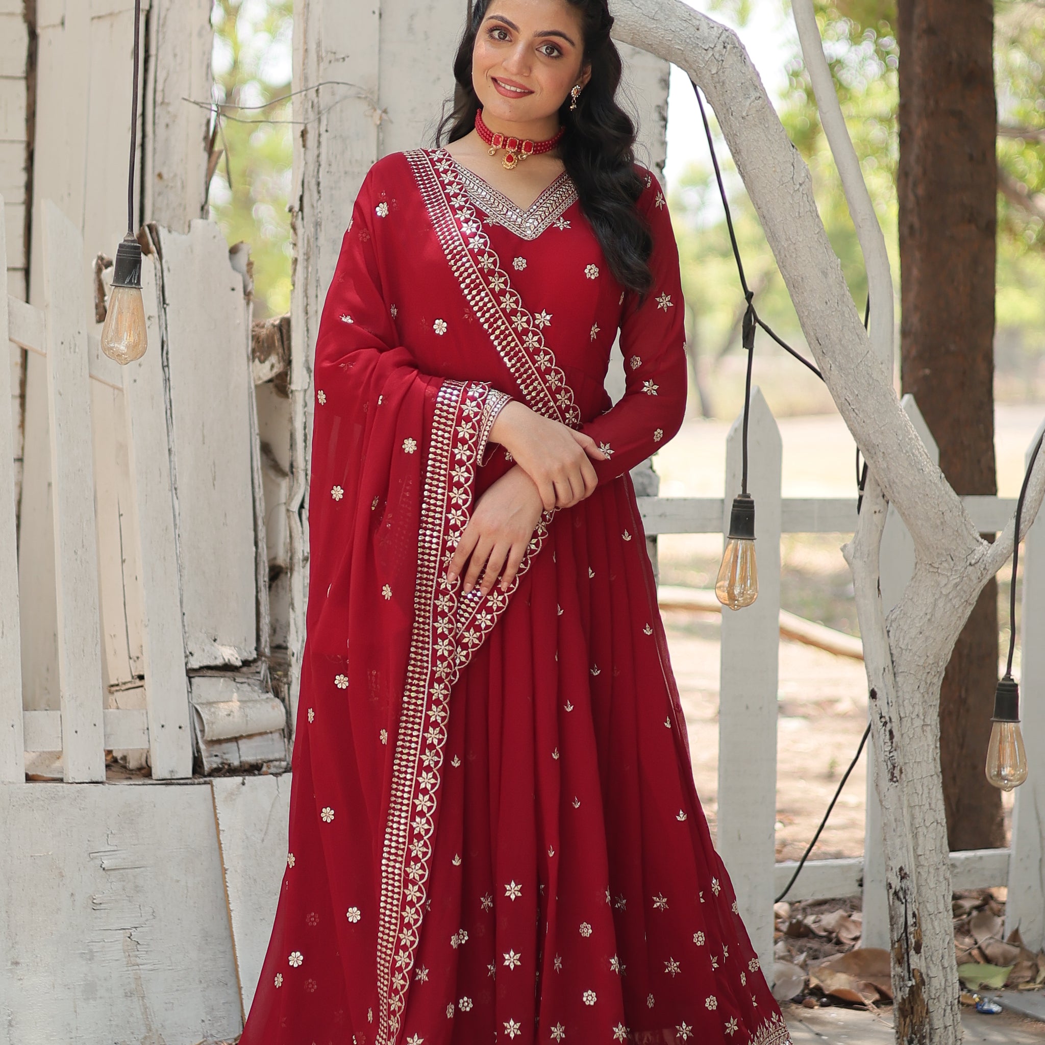 TILTON PREMIUM DESIGNER GOWN WITH DUPATTA