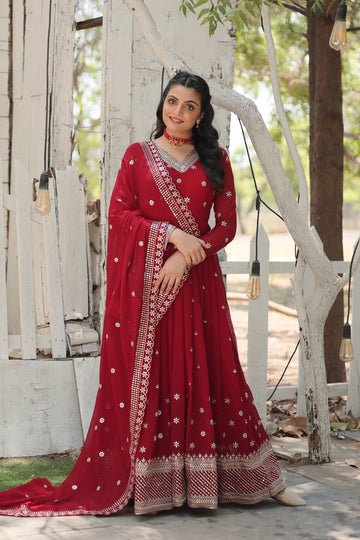 TILTON PREMIUM DESIGNER GOWN WITH DUPATTA