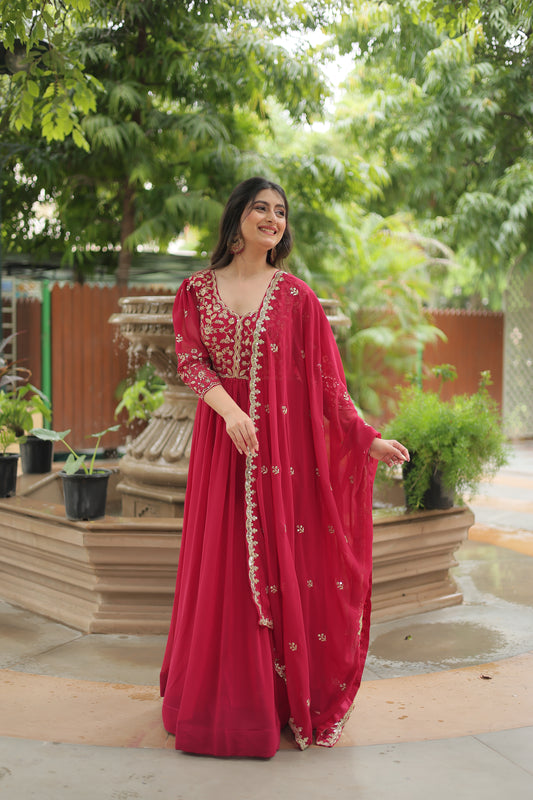 TILTON WEDDING SPECIAL SEQUINS EMBROIDERED GOWN WITH DUPATTA